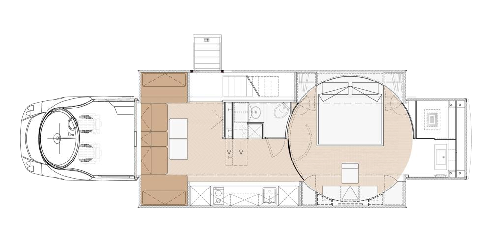 Marchimobile eleMMent palazzo Superior İç Kısmı Karavan